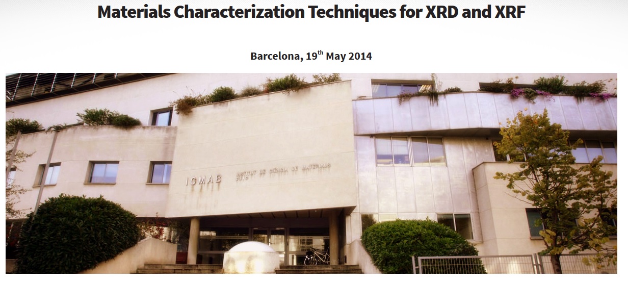 Worshop XRD-XRF ICMAB May2014